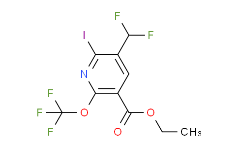 AM152370 | 1806180-77-7 | Ethyl 3-(difluoromethyl)-2-iodo-6-(trifluoromethoxy)pyridine-5-carboxylate
