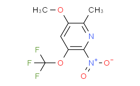 3-Methoxy-2-methyl-6-nitro-5-(trifluoromethoxy)pyridine