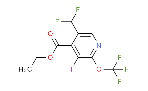 AM152378 | 1803960-05-5 | Ethyl 5-(difluoromethyl)-3-iodo-2-(trifluoromethoxy)pyridine-4-carboxylate