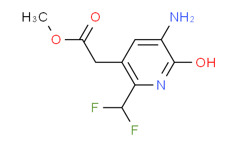 Methyl 3-amino-6-(difluoromethyl)-2-hydroxypyridine-5-acetate