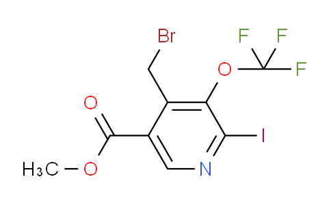 AM152383 | 1804793-44-9 | Methyl 4-(bromomethyl)-2-iodo-3-(trifluoromethoxy)pyridine-5-carboxylate