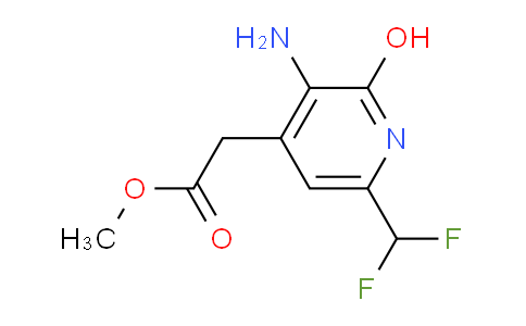 Methyl 3-amino-6-(difluoromethyl)-2-hydroxypyridine-4-acetate