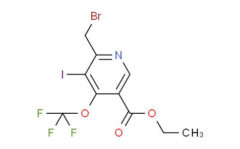 AM152394 | 1804361-96-3 | Ethyl 2-(bromomethyl)-3-iodo-4-(trifluoromethoxy)pyridine-5-carboxylate