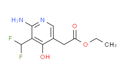 Ethyl 2-amino-3-(difluoromethyl)-4-hydroxypyridine-5-acetate
