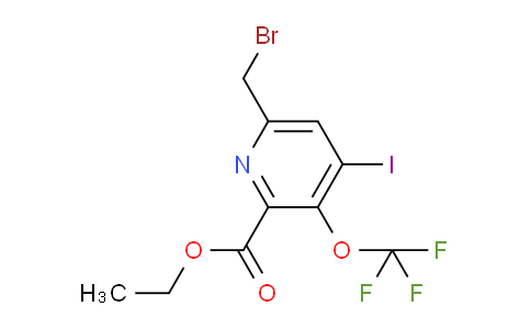 AM152400 | 1804833-85-9 | Ethyl 6-(bromomethyl)-4-iodo-3-(trifluoromethoxy)pyridine-2-carboxylate