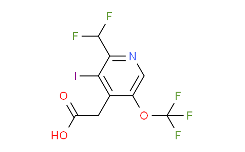 AM152404 | 1805118-07-3 | 2-(Difluoromethyl)-3-iodo-5-(trifluoromethoxy)pyridine-4-acetic acid