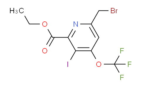 AM152407 | 1804839-88-0 | Ethyl 6-(bromomethyl)-3-iodo-4-(trifluoromethoxy)pyridine-2-carboxylate