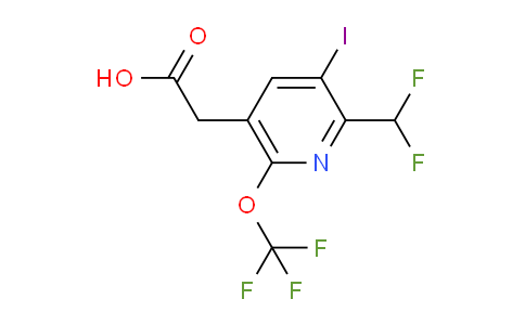 AM152408 | 1805084-50-7 | 2-(Difluoromethyl)-3-iodo-6-(trifluoromethoxy)pyridine-5-acetic acid
