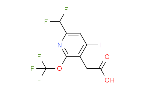 AM152410 | 1804440-03-6 | 6-(Difluoromethyl)-4-iodo-2-(trifluoromethoxy)pyridine-3-acetic acid