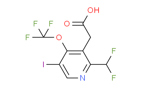 AM152412 | 1805106-37-9 | 2-(Difluoromethyl)-5-iodo-4-(trifluoromethoxy)pyridine-3-acetic acid