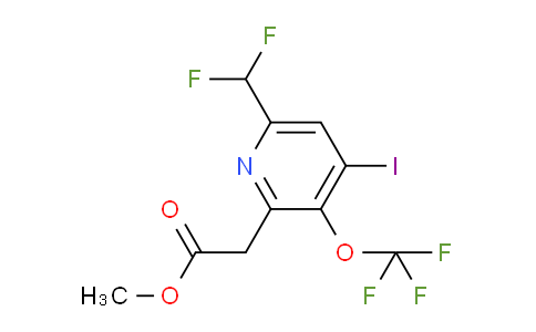 AM152422 | 1804003-28-8 | Methyl 6-(difluoromethyl)-4-iodo-3-(trifluoromethoxy)pyridine-2-acetate