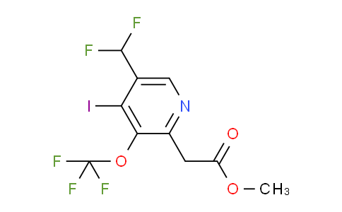 AM152441 | 1804440-61-6 | Methyl 5-(difluoromethyl)-4-iodo-3-(trifluoromethoxy)pyridine-2-acetate