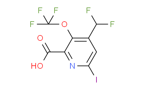 AM152450 | 1804352-70-2 | 4-(Difluoromethyl)-6-iodo-3-(trifluoromethoxy)pyridine-2-carboxylic acid