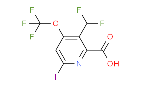 AM152462 | 1804744-60-2 | 3-(Difluoromethyl)-6-iodo-4-(trifluoromethoxy)pyridine-2-carboxylic acid