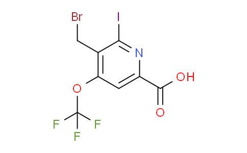 AM152483 | 1804368-76-0 | 3-(Bromomethyl)-2-iodo-4-(trifluoromethoxy)pyridine-6-carboxylic acid