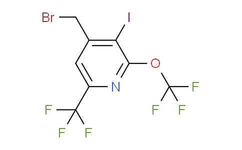 4-(Bromomethyl)-3-iodo-2-(trifluoromethoxy)-6-(trifluoromethyl)pyridine