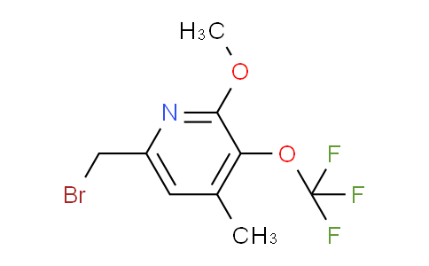 6-(Bromomethyl)-2-methoxy-4-methyl-3-(trifluoromethoxy)pyridine