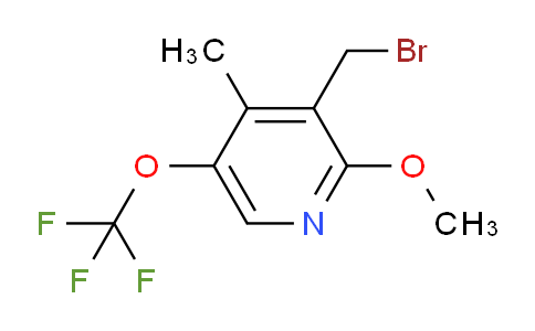 3-(Bromomethyl)-2-methoxy-4-methyl-5-(trifluoromethoxy)pyridine