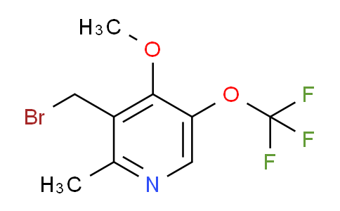 3-(Bromomethyl)-4-methoxy-2-methyl-5-(trifluoromethoxy)pyridine