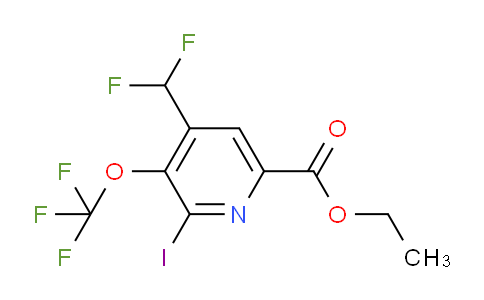 AM152513 | 1805117-94-5 | Ethyl 4-(difluoromethyl)-2-iodo-3-(trifluoromethoxy)pyridine-6-carboxylate