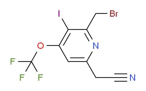 AM152514 | 1806252-19-6 | 2-(Bromomethyl)-3-iodo-4-(trifluoromethoxy)pyridine-6-acetonitrile