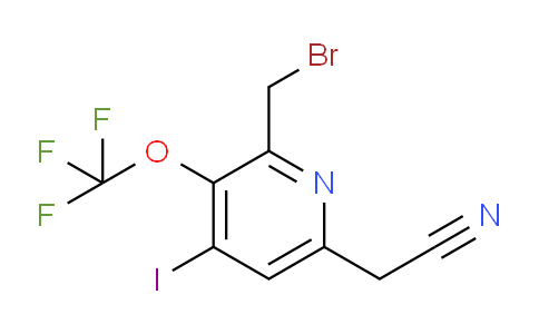 AM152517 | 1804365-10-3 | 2-(Bromomethyl)-4-iodo-3-(trifluoromethoxy)pyridine-6-acetonitrile