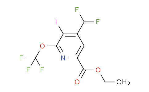 AM152519 | 1804439-82-4 | Ethyl 4-(difluoromethyl)-3-iodo-2-(trifluoromethoxy)pyridine-6-carboxylate