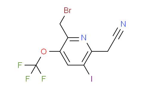 AM152520 | 1803966-79-1 | 2-(Bromomethyl)-5-iodo-3-(trifluoromethoxy)pyridine-6-acetonitrile