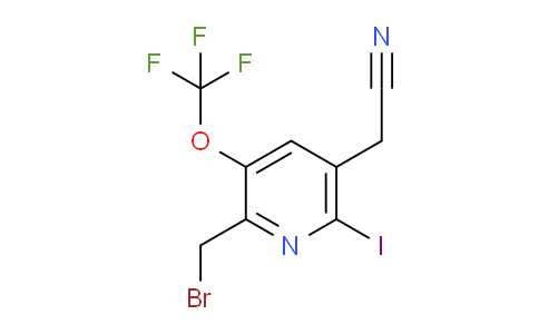 AM152524 | 1804793-31-4 | 2-(Bromomethyl)-6-iodo-3-(trifluoromethoxy)pyridine-5-acetonitrile