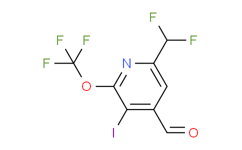 6-(Difluoromethyl)-3-iodo-2-(trifluoromethoxy)pyridine-4-carboxaldehyde