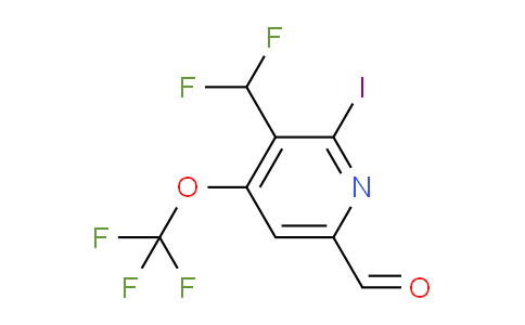 AM152540 | 1804632-91-4 | 3-(Difluoromethyl)-2-iodo-4-(trifluoromethoxy)pyridine-6-carboxaldehyde