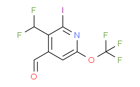 AM152543 | 1804438-76-3 | 3-(Difluoromethyl)-2-iodo-6-(trifluoromethoxy)pyridine-4-carboxaldehyde