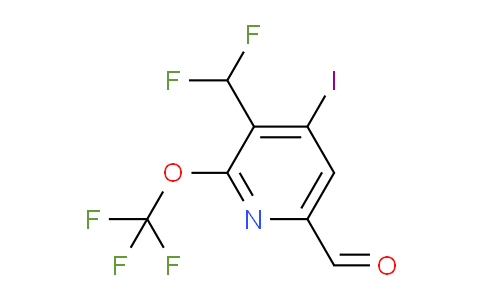 AM152545 | 1806745-38-9 | 3-(Difluoromethyl)-4-iodo-2-(trifluoromethoxy)pyridine-6-carboxaldehyde