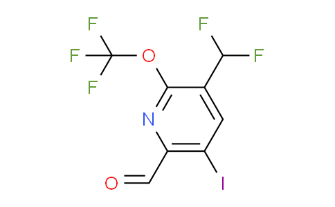 AM152546 | 1805096-16-5 | 3-(Difluoromethyl)-5-iodo-2-(trifluoromethoxy)pyridine-6-carboxaldehyde