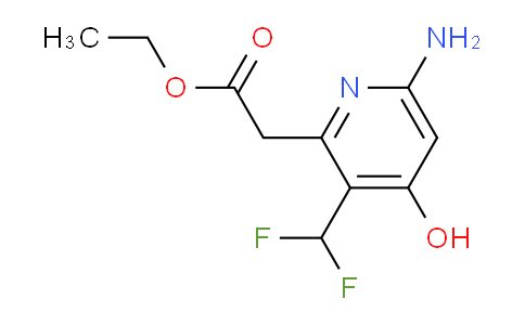 AM15255 | 1804513-24-3 | Ethyl 6-amino-3-(difluoromethyl)-4-hydroxypyridine-2-acetate