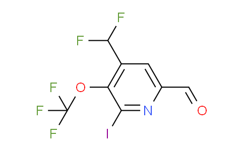 AM152550 | 1804352-37-1 | 4-(Difluoromethyl)-2-iodo-3-(trifluoromethoxy)pyridine-6-carboxaldehyde