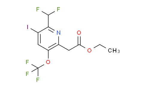 AM152568 | 1805085-04-4 | Ethyl 2-(difluoromethyl)-3-iodo-5-(trifluoromethoxy)pyridine-6-acetate