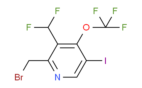 2-(Bromomethyl)-3-(difluoromethyl)-5-iodo-4-(trifluoromethoxy)pyridine