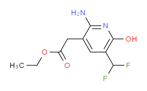 Ethyl 2-amino-5-(difluoromethyl)-6-hydroxypyridine-3-acetate