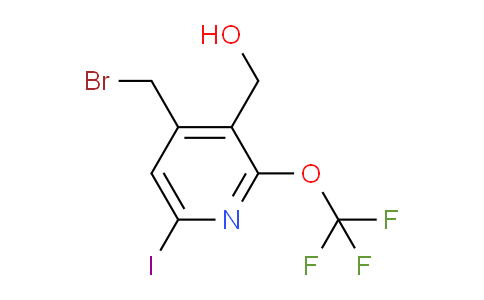 4-(Bromomethyl)-6-iodo-2-(trifluoromethoxy)pyridine-3-methanol