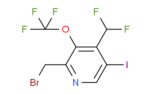 2-(Bromomethyl)-4-(difluoromethyl)-5-iodo-3-(trifluoromethoxy)pyridine