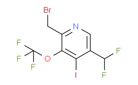 2-(Bromomethyl)-5-(difluoromethyl)-4-iodo-3-(trifluoromethoxy)pyridine