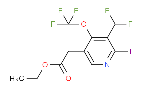 AM152585 | 1804354-28-6 | Ethyl 3-(difluoromethyl)-2-iodo-4-(trifluoromethoxy)pyridine-5-acetate