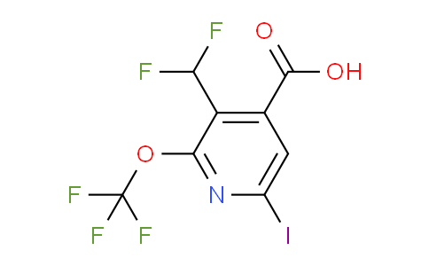 AM152600 | 1804352-76-8 | 3-(Difluoromethyl)-6-iodo-2-(trifluoromethoxy)pyridine-4-carboxylic acid