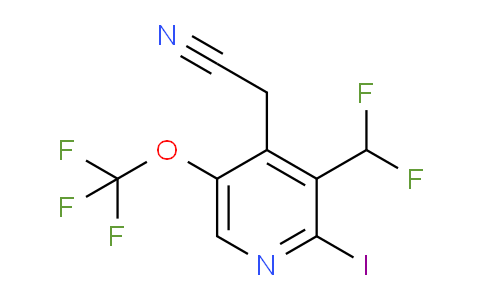 AM152602 | 1804915-24-9 | 3-(Difluoromethyl)-2-iodo-5-(trifluoromethoxy)pyridine-4-acetonitrile