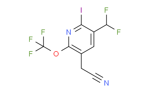 AM152604 | 1804356-04-4 | 3-(Difluoromethyl)-2-iodo-6-(trifluoromethoxy)pyridine-5-acetonitrile
