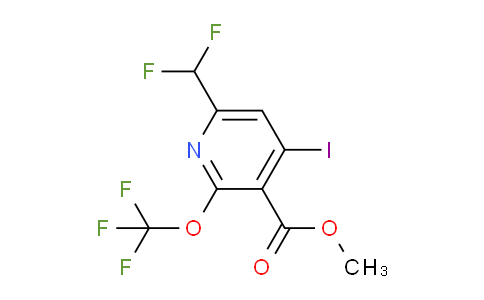 AM152607 | 1804744-72-6 | Methyl 6-(difluoromethyl)-4-iodo-2-(trifluoromethoxy)pyridine-3-carboxylate