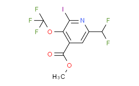 AM152613 | 1805117-30-9 | Methyl 6-(difluoromethyl)-2-iodo-3-(trifluoromethoxy)pyridine-4-carboxylate
