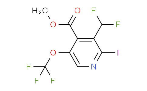 Methyl 3-(difluoromethyl)-2-iodo-5-(trifluoromethoxy)pyridine-4-carboxylate