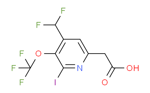 AM152623 | 1805084-79-0 | 4-(Difluoromethyl)-2-iodo-3-(trifluoromethoxy)pyridine-6-acetic acid